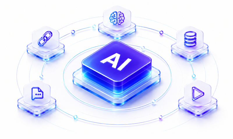 AI business operations visual