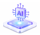 Artificial intelligence automation illustration