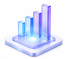 Analytics charts and reporting illustration