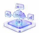 SaaS platform architecture illustration