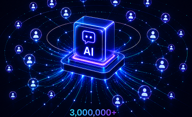 AI chatbot serving infrastructure with connected user network